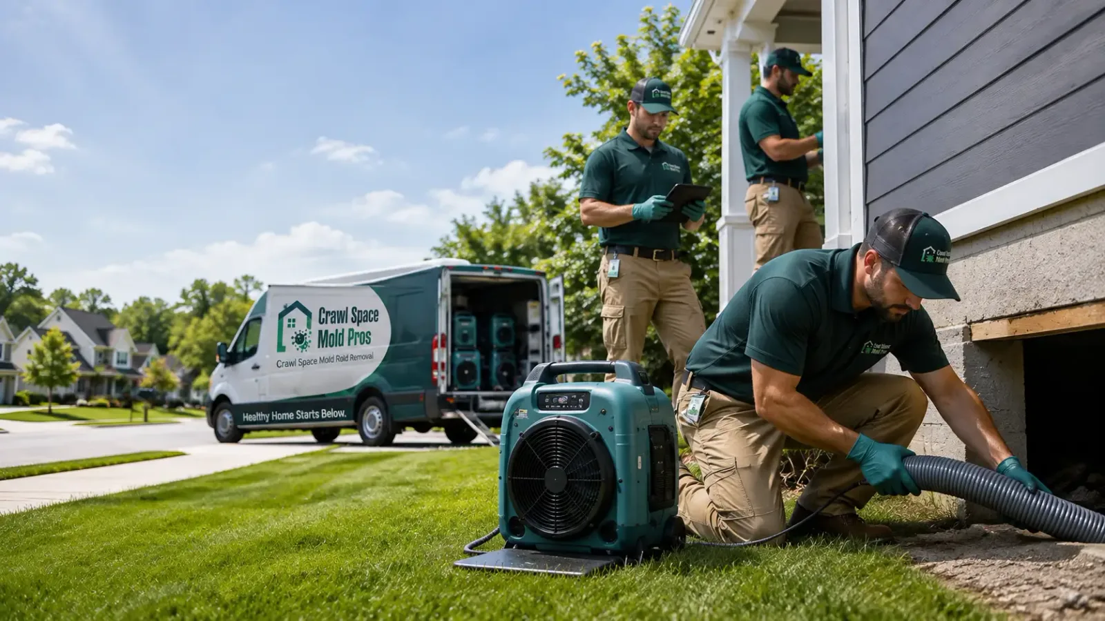 Crawl Space Mold Removal in Lakewood, IL